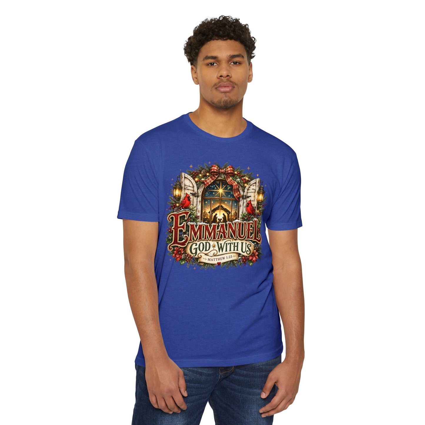 Emmanuel "God With Us" Christmas T-Shirt
