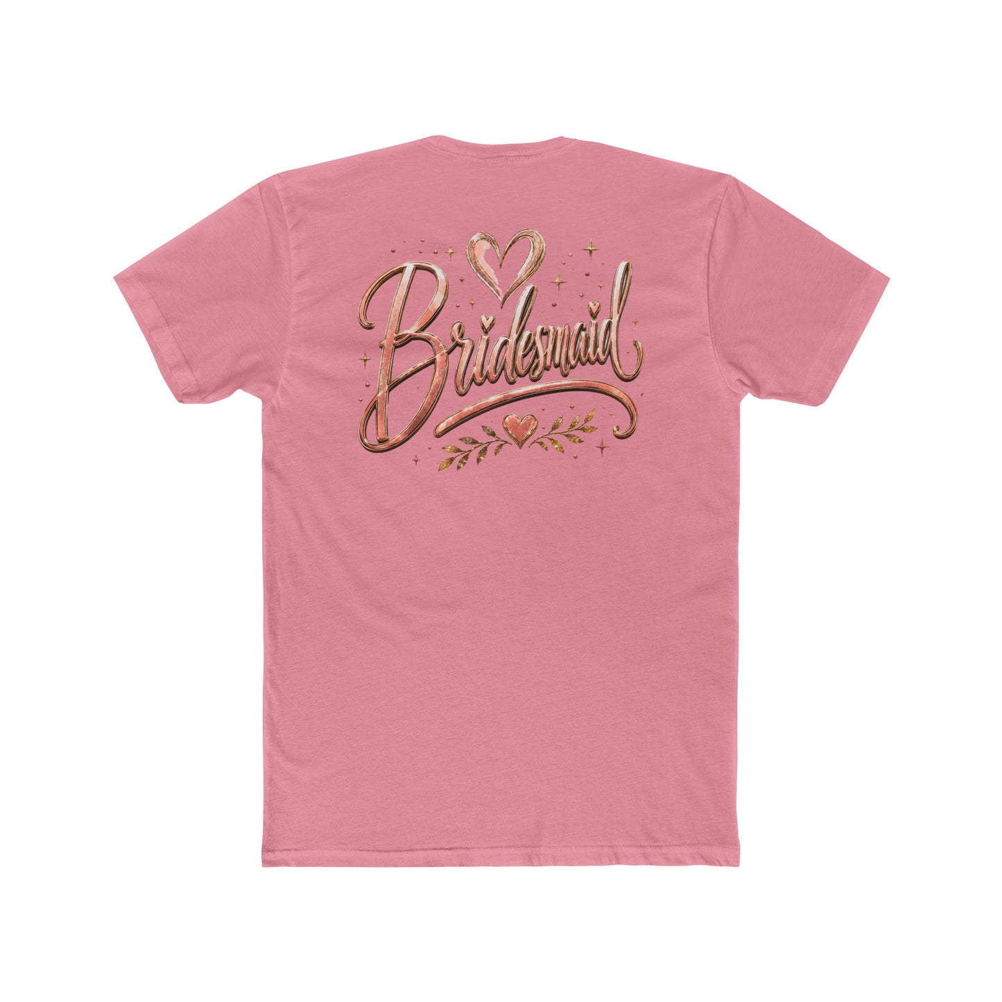 Bridesmaid Rose Gold Script T-Shirt