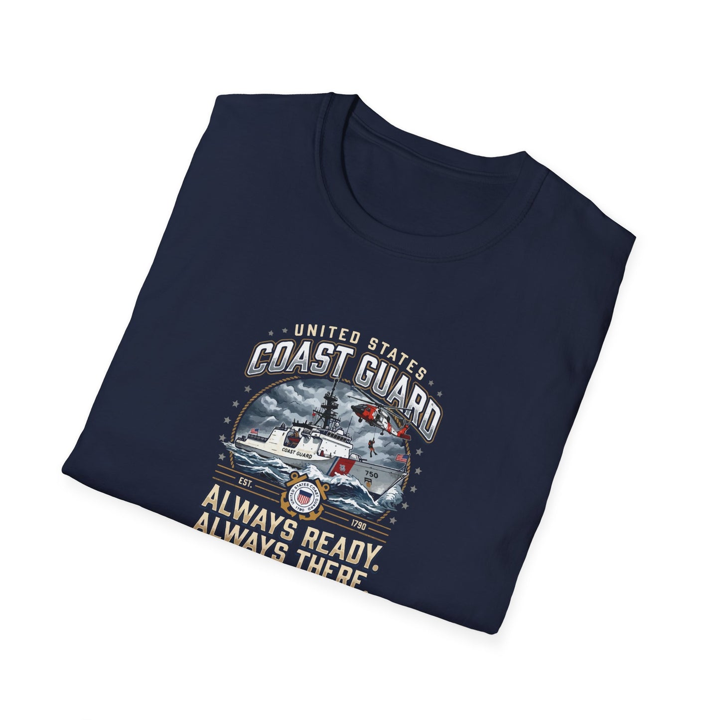 Coast Guard Rescue Always Ready, Always There T-shirt