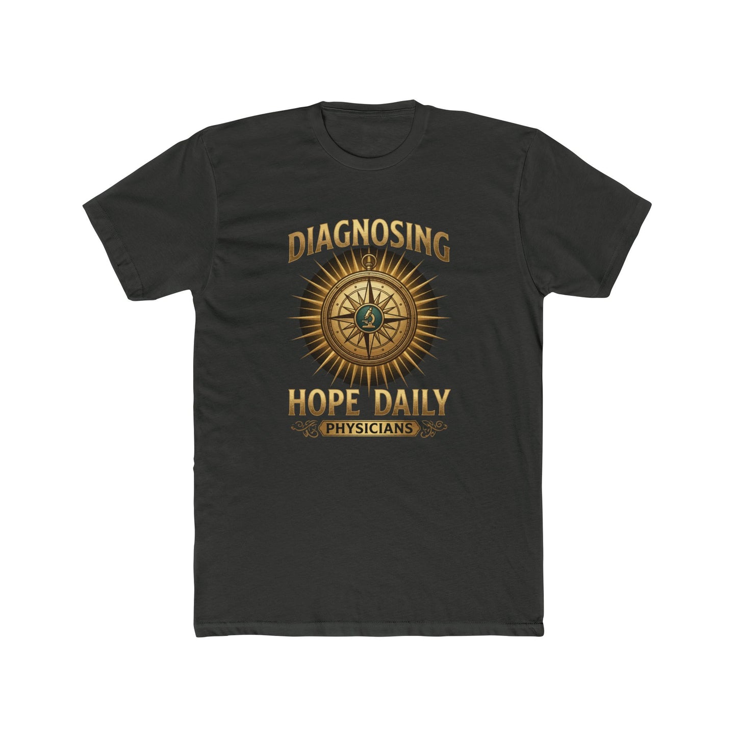 Diagnosing Hope Daily Physicians T-Shirt — Compass Medical Tee for Doctors