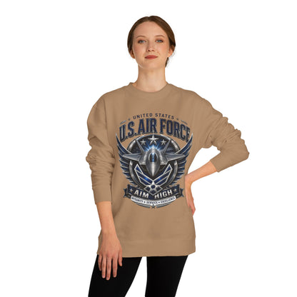 U.S. Air Force 'Aim High' Crewneck Sweatshirt — Military Aviation Graphic
