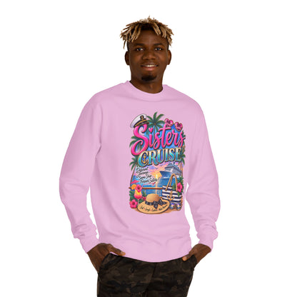 Sisters Cruise Sweatshirt – Tropical Girls’ Getaway Crewneck