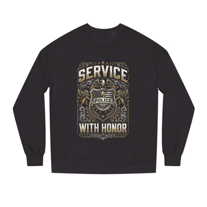 Police 'Service With Honor' Crewneck Sweatshirt