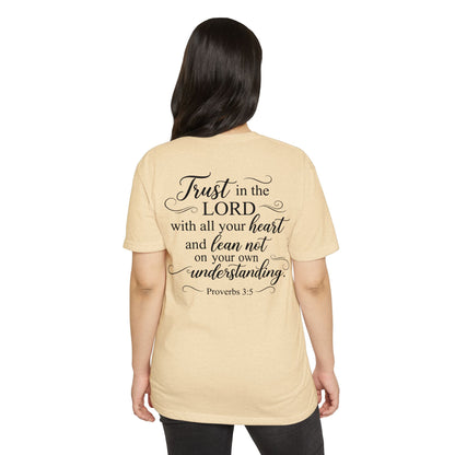 Proverbs 3:5 Faith T-Shirt — "Trust in the Lord" Inspirational Christian Tee
