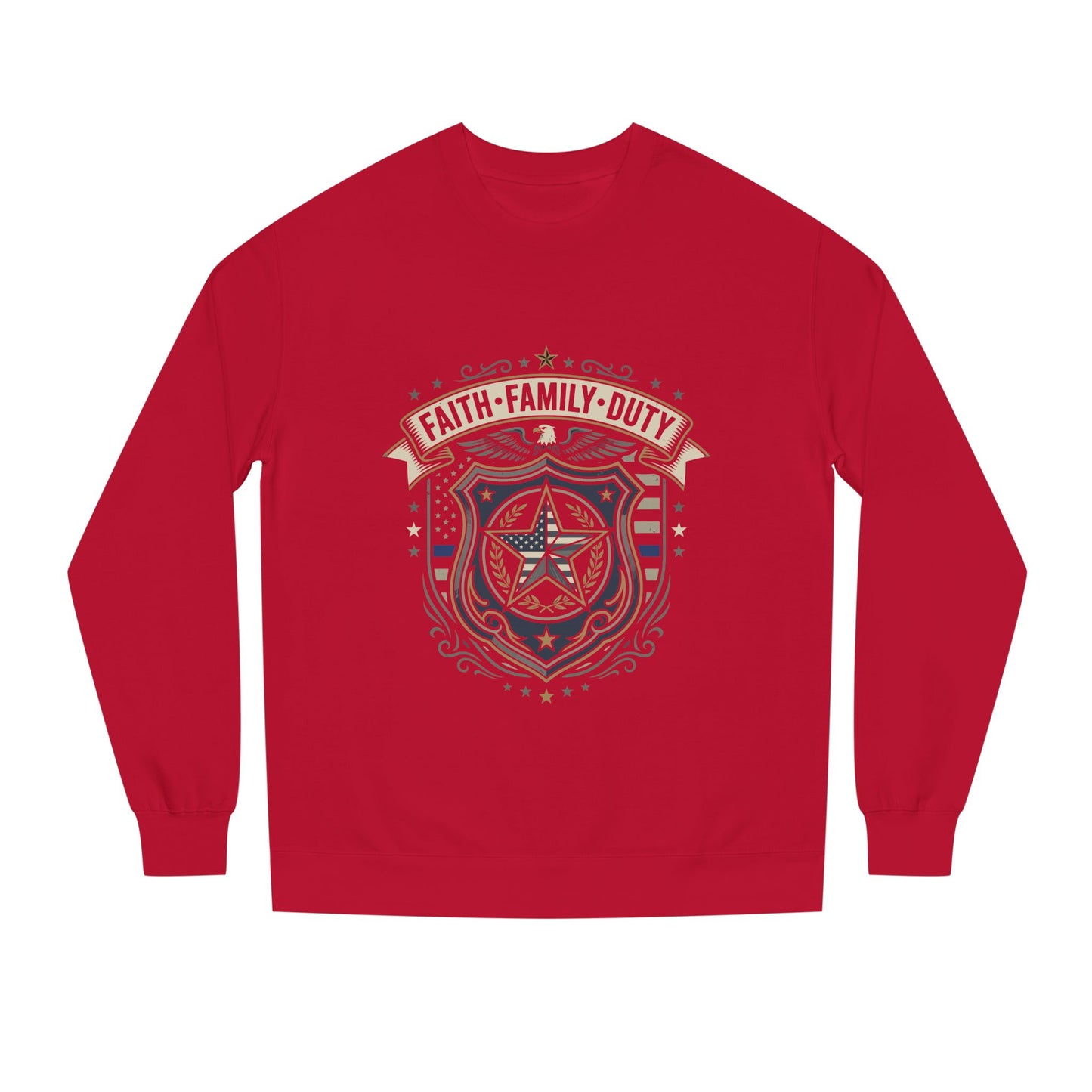 Faith • Family • Duty Badge Sweatshirt