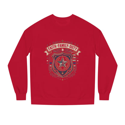 Faith • Family • Duty Badge Sweatshirt