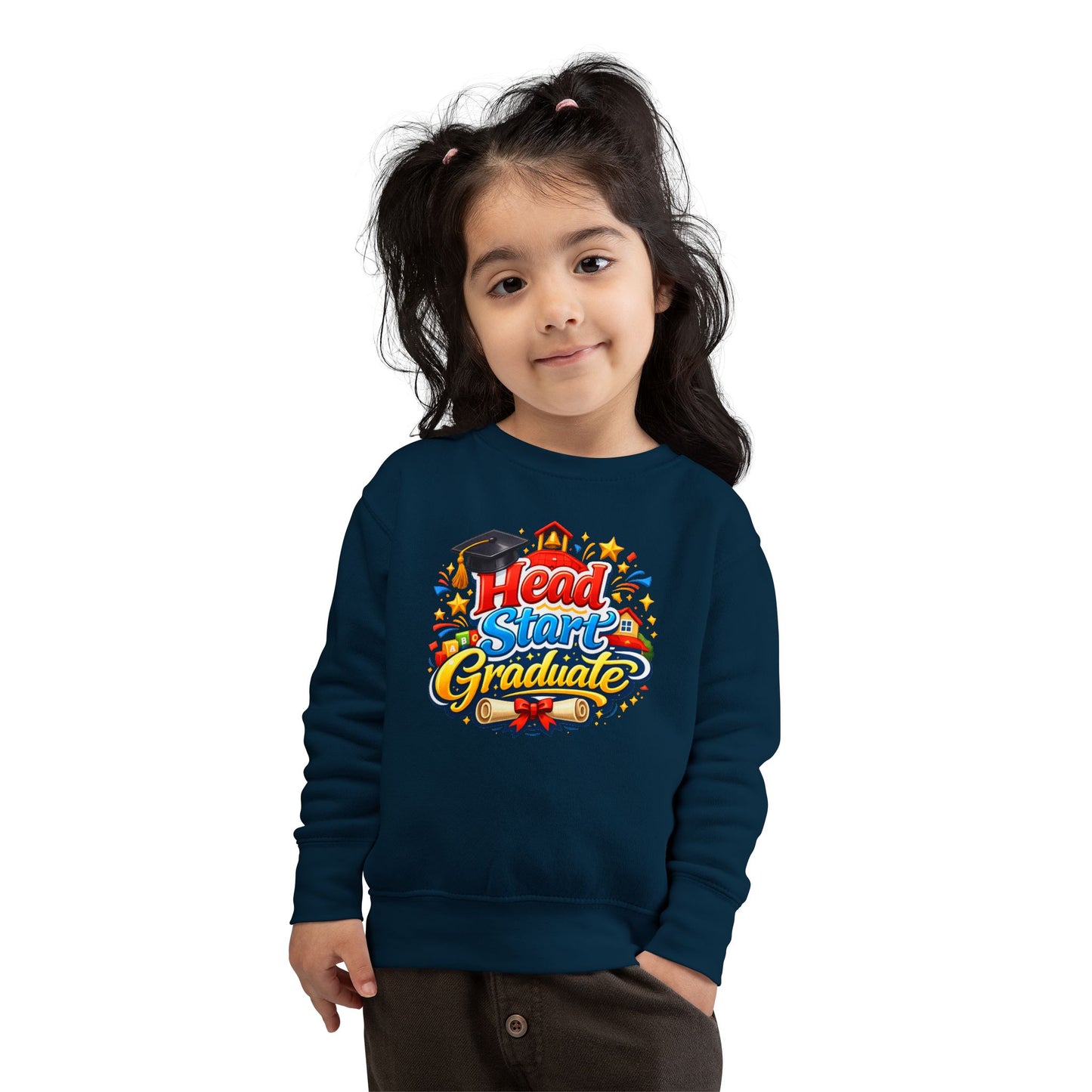 Head Start Graduate Toddler Sweatshirt — Preschool Graduation Crewneck