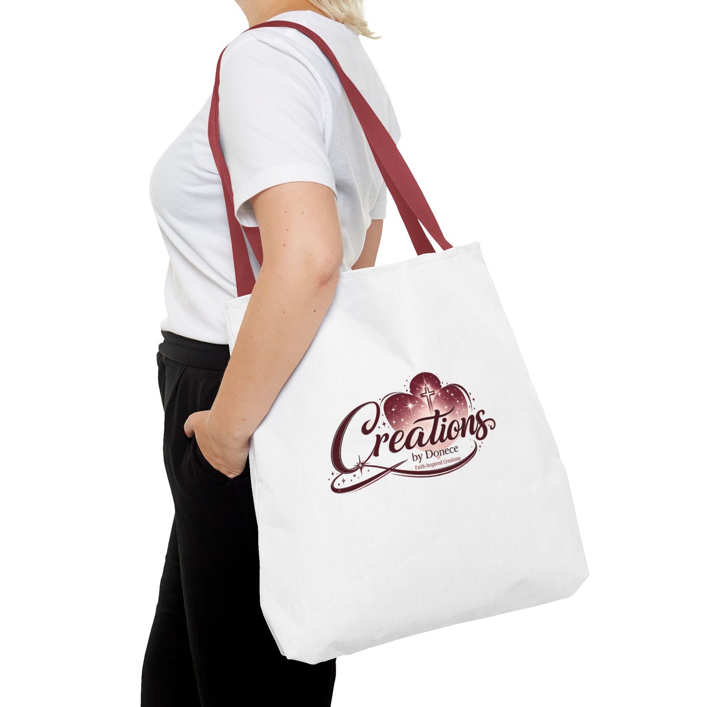 Creations Floral Logo Tote Bag – Branded Reusable Shopping & Gift Tote