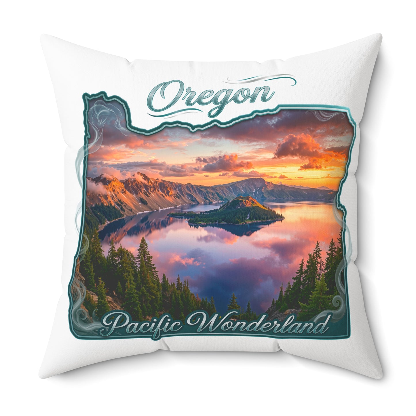 Spun Polyester Square Pillow