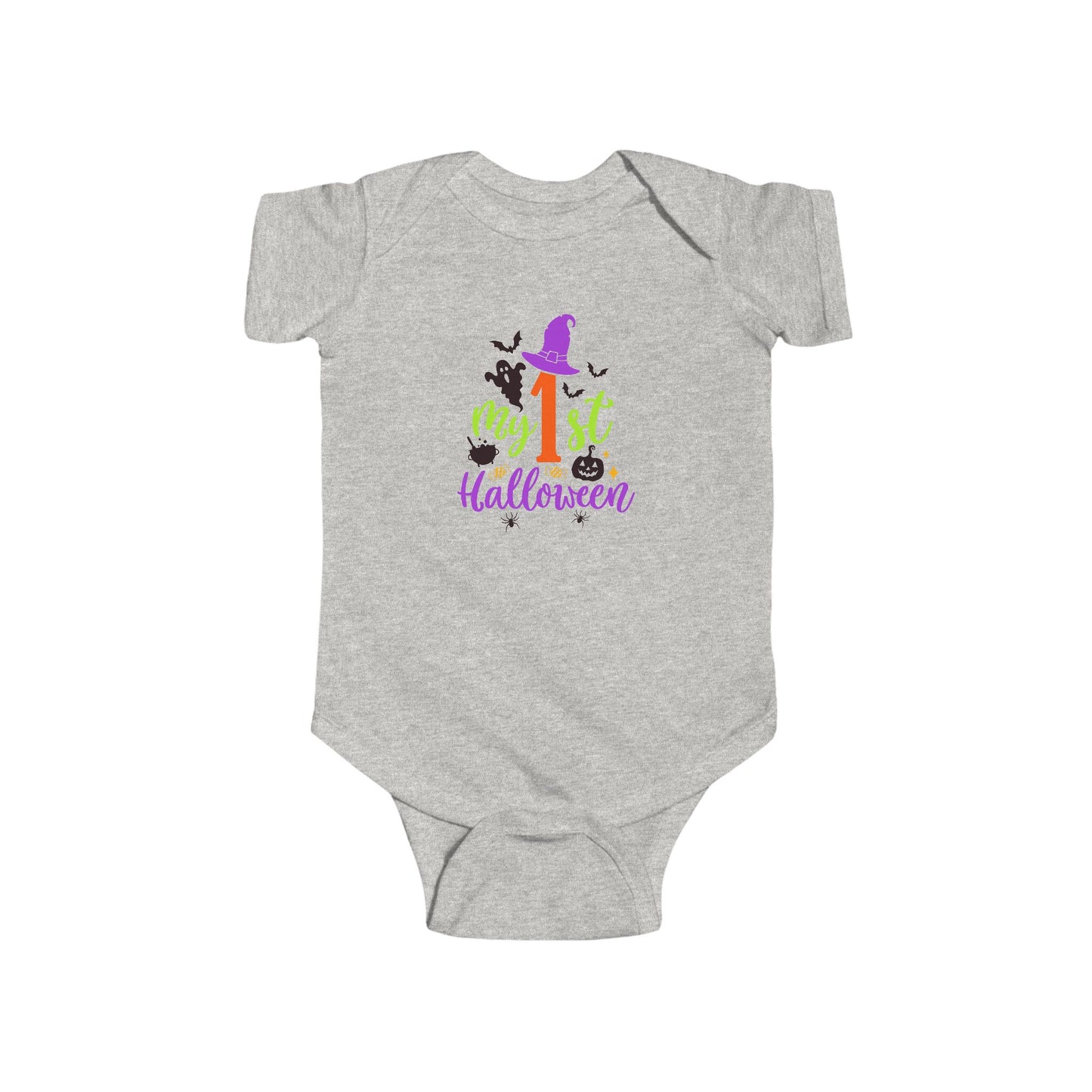 Infant Bodysuit - "My 1st Halloween" Cute Witch Baby Halloween Onesie