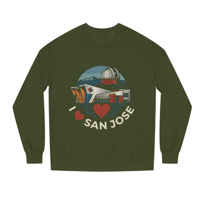 San Jose Heart Crewneck Sweatshirt