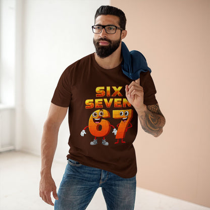 Six Seven 67 Cartoon Tee – Funny Number Graphic T-Shirt