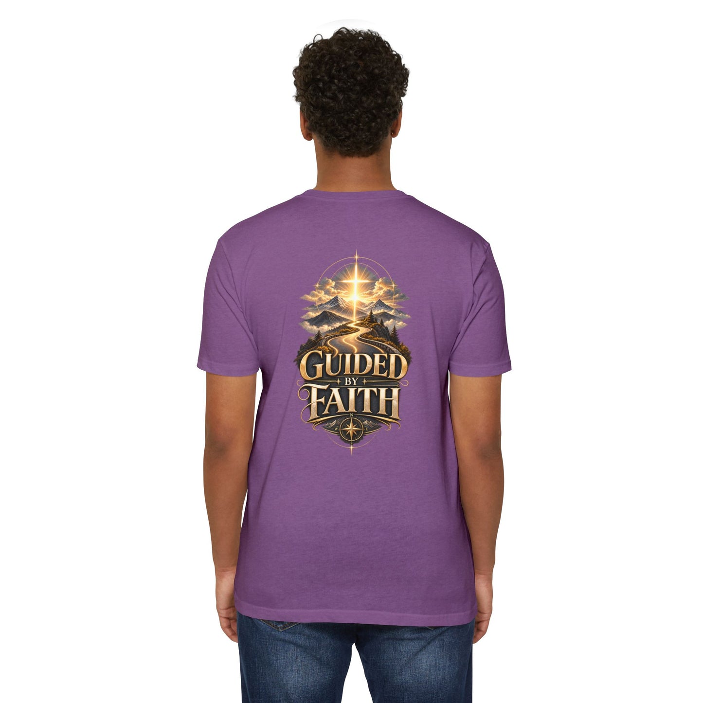 Guided by Faith T-Shirt — Christian Inspirational Tee