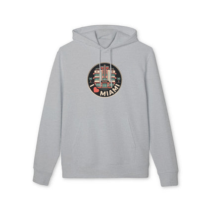 Miami Art Deco Hoodie — I  Miami Vintage Travel Sweatshirt