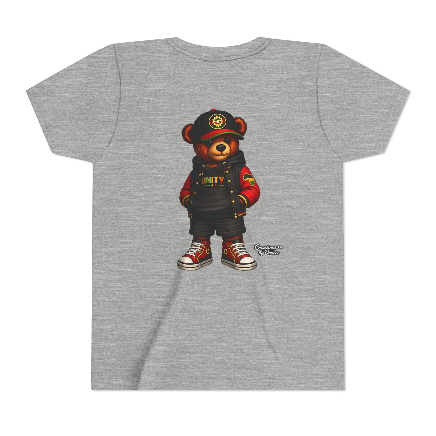 Youth Tee — 'Unity' Streetwear Teddy Bear Graphic Shirt