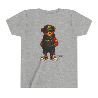 Youth Tee — 'Unity' Streetwear Teddy Bear Graphic Shirt