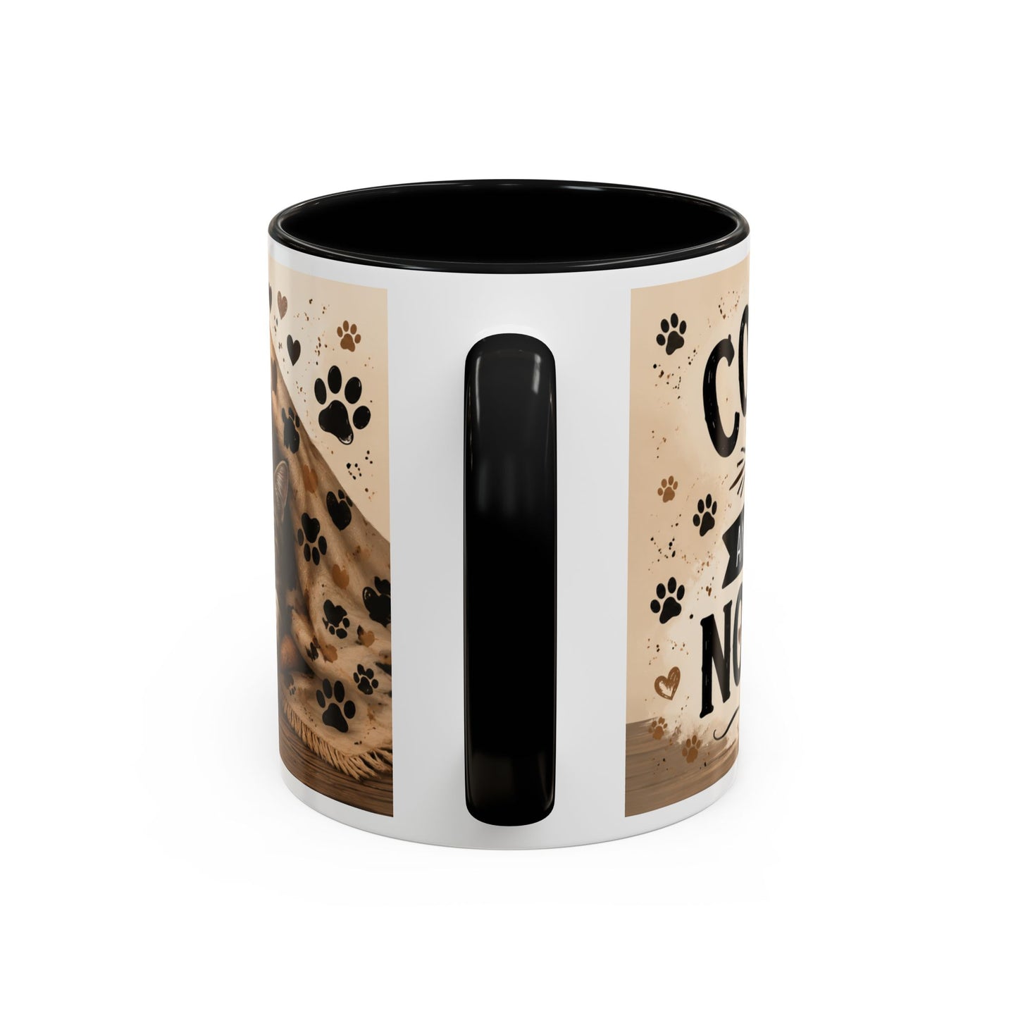 Dog and Cat Coffee Mug – "Best Friends, Best Life" Accent Tea Cup (11/15oz)
