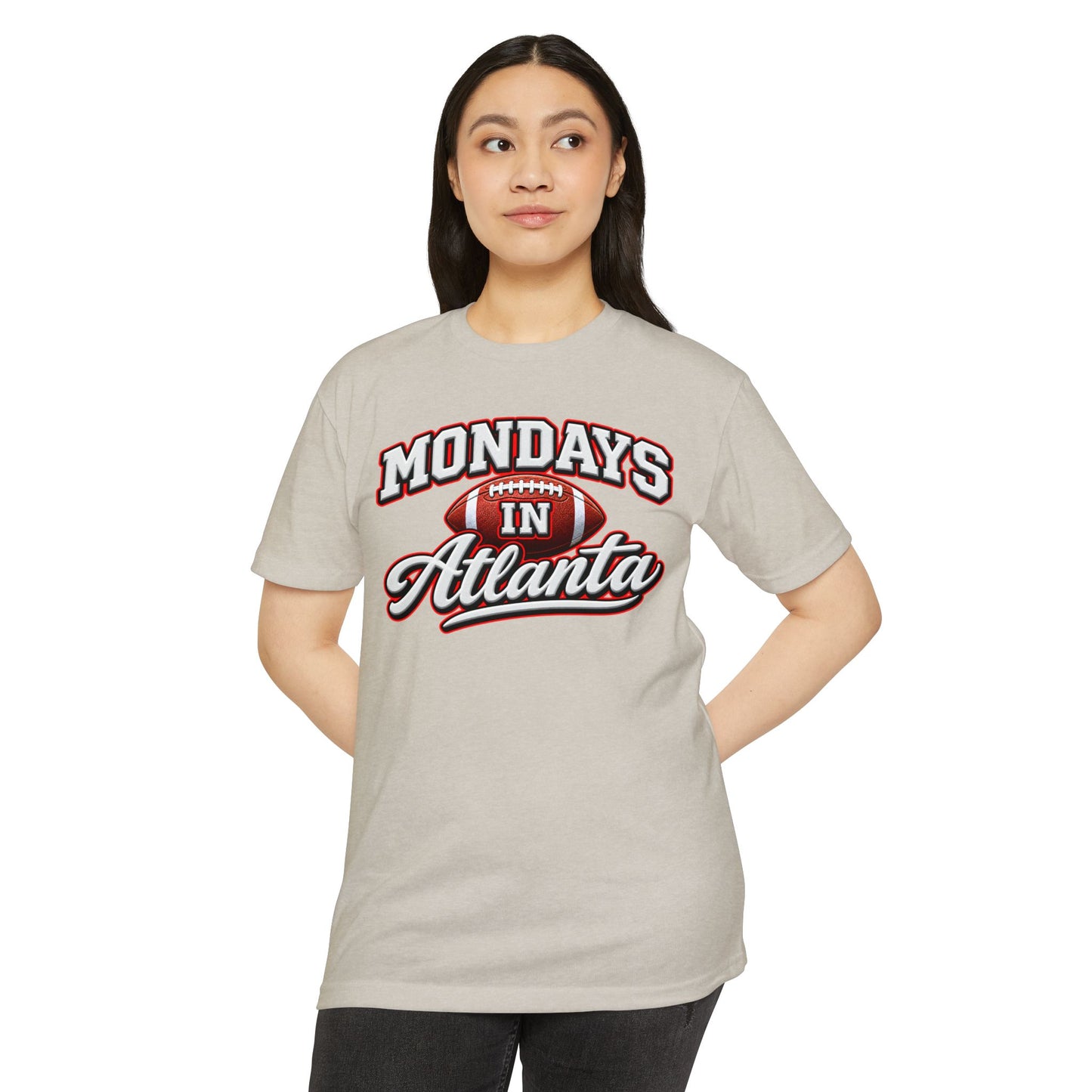Mondays in Atlanta Football T-Shirt