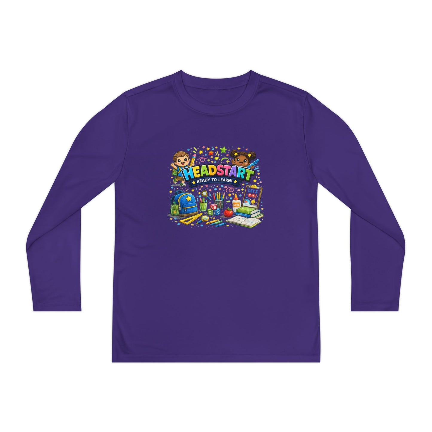 Head Start Kids Long Sleeve Tee — Back-to-School Preschool Shirt