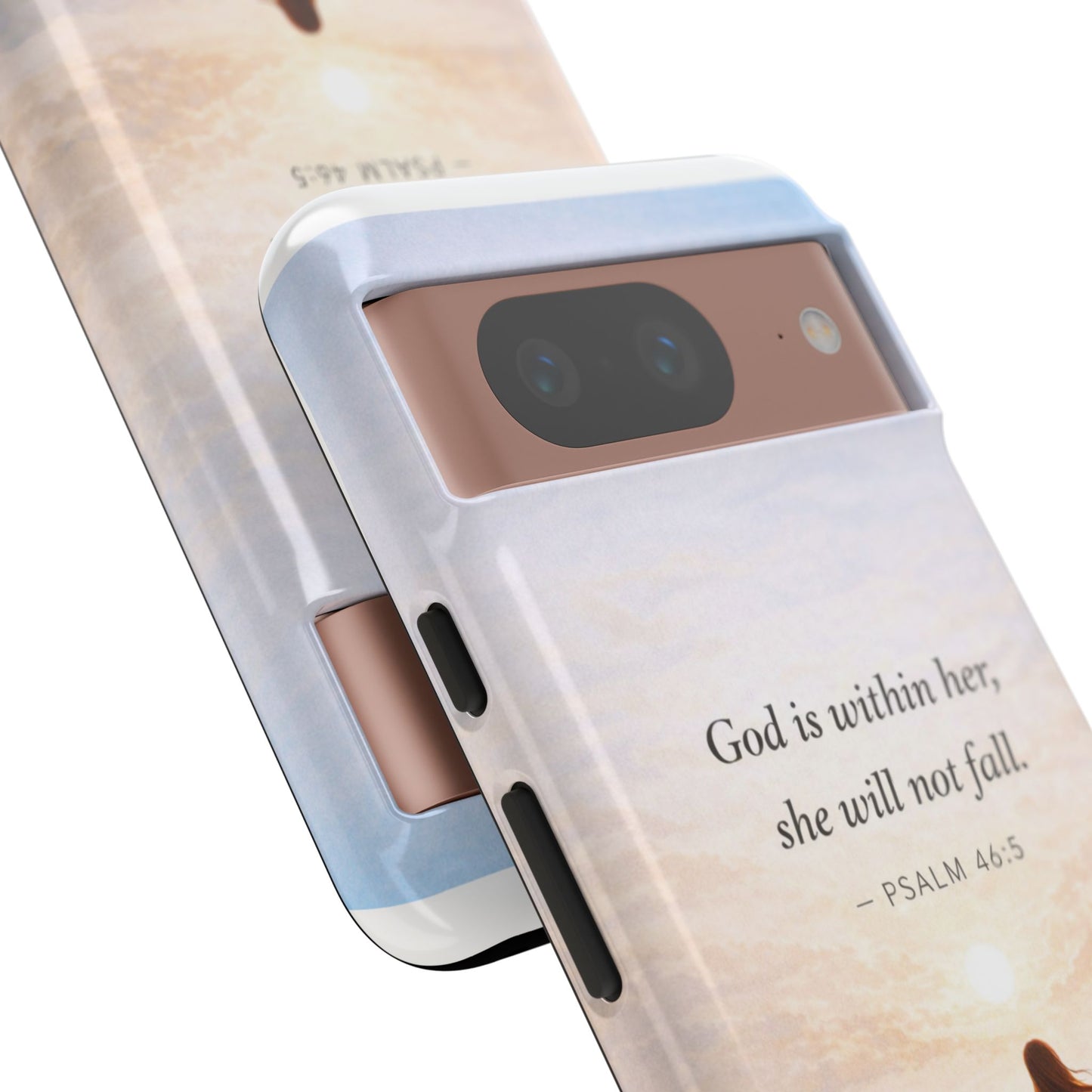 Inspirational Psalm 46:5 Phone Case — 'God is within her, she will not fall' Christian Phone Cover