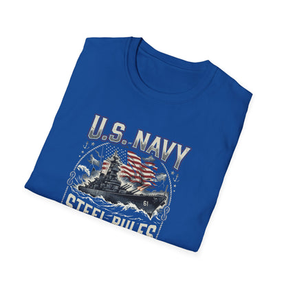 U.S. Navy Steel Rules the Sea T-Shirt