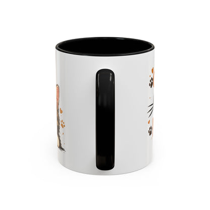 Cat Mug — "Crazy Cat Lady" Cute Kitten Accent Coffee Mug (11/15 oz)