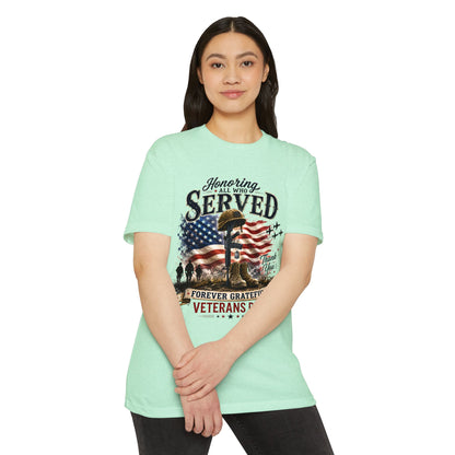 Veterans Day "Honoring All Who Served" T-Shirt