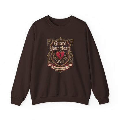 Guard Your Heart Well — Proverbs 4:23 Sweatshirt