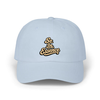 Dad Cap — "So In Essence" Embroidered Retro Script Hat