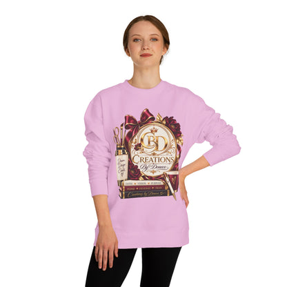 Creations by Damaris Graphic Sweatshirt — Cozy Artist Logo Crewneck