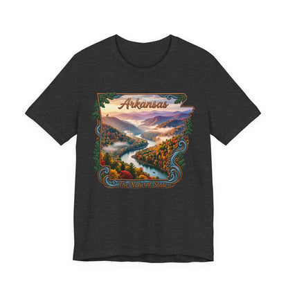 Arkansas Scenic River Tee — The Natural State Retro Landscape T-Shirt
