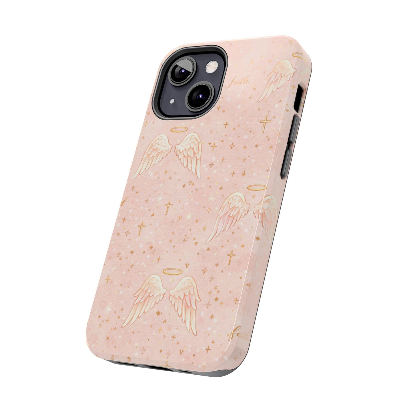Faith & Grace Angels Phone Case | Christian floral iPhone Case