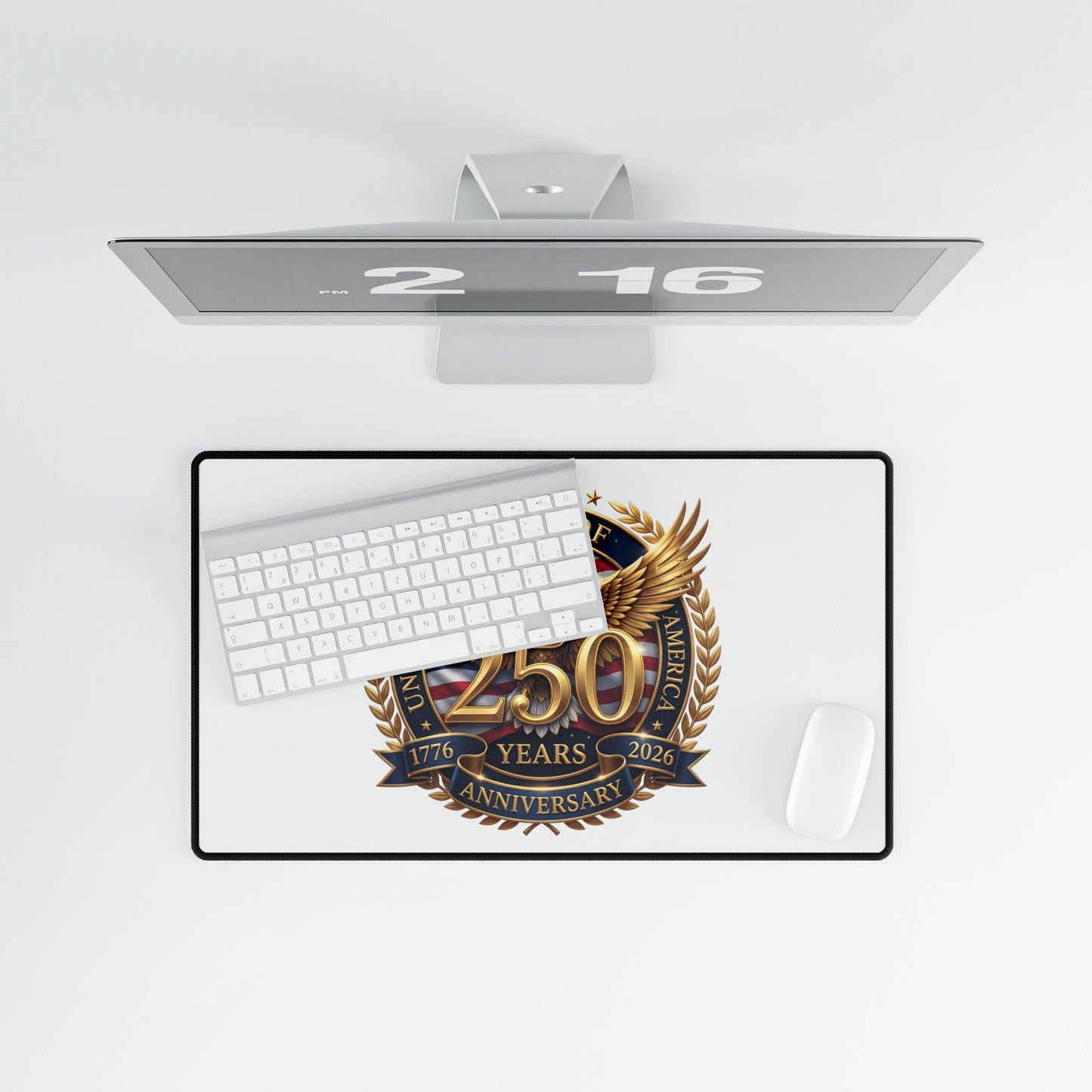250th Anniversary USA Desk Mat — Patriotic Eagle Mousepad