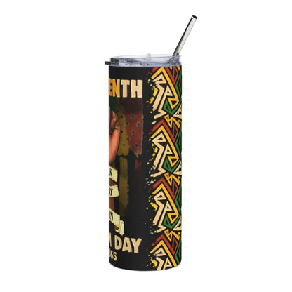 Juneteenth 20oz Tumbler — 'Break Every Chain' Freedom Day Stainless Steel Travel Cup