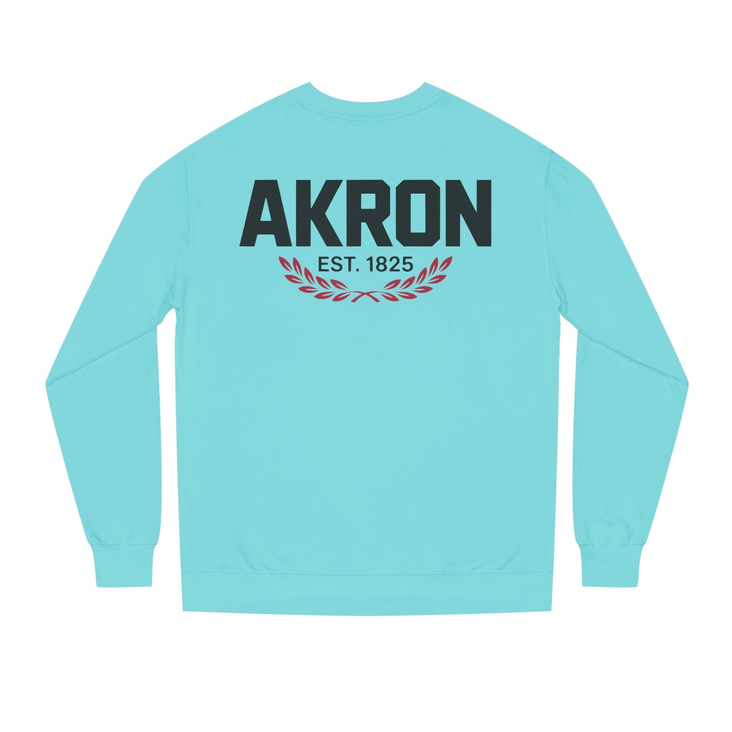 Akron Est. 1825 Crewneck Sweatshirt — Vintage City Pride Pullover