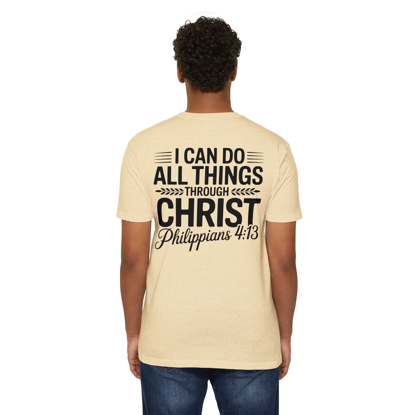 I Can Do All Things Through Christ T-Shirt – Philippians 4:13 Christian Tee
