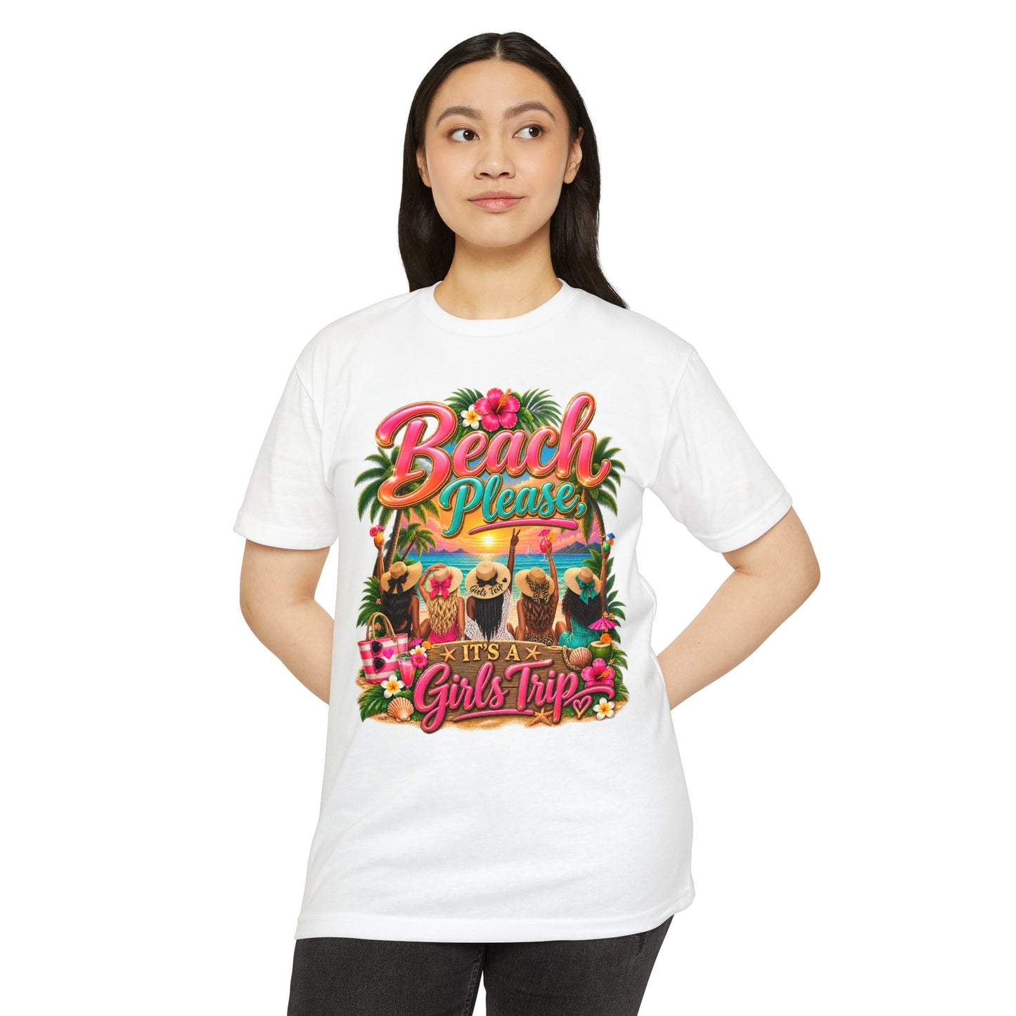 Beach Please Girls Trip T-Shirt