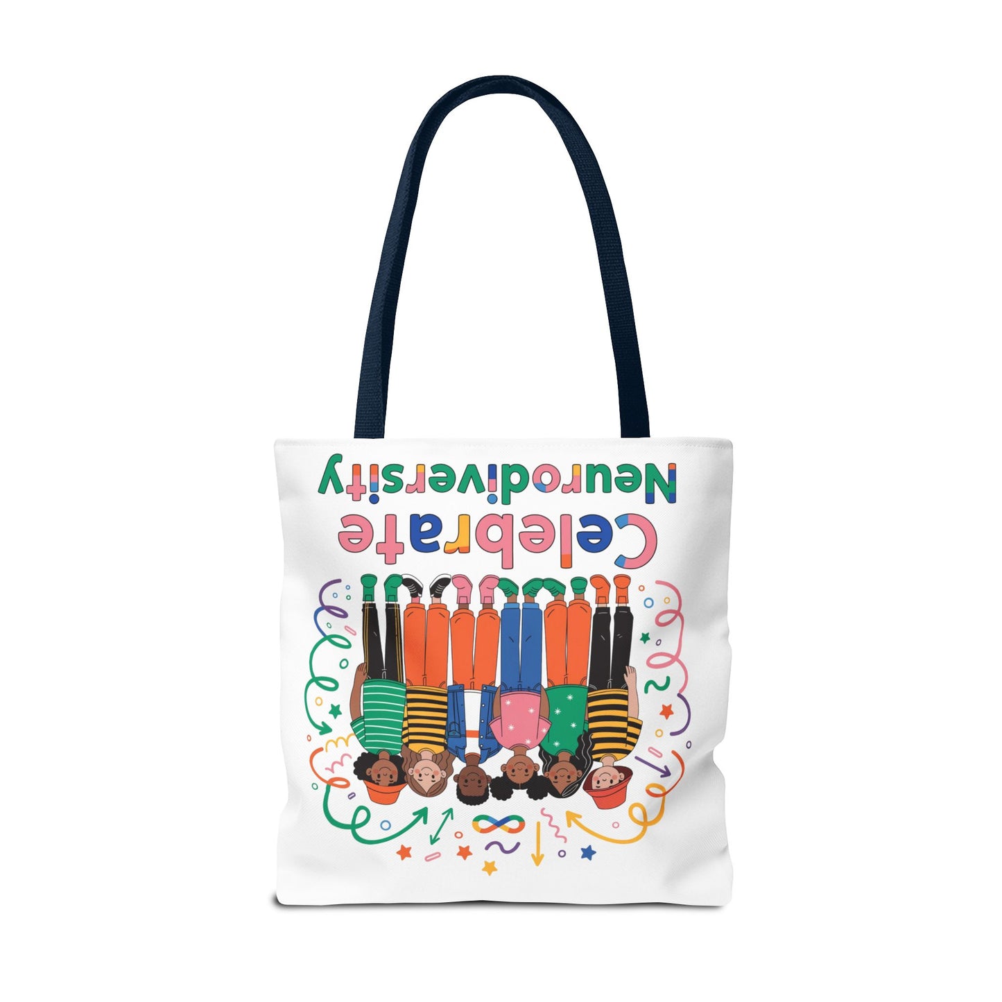 Celebrate Neurodiversity Tote Bag — Inclusive Pride Reusable Shopper