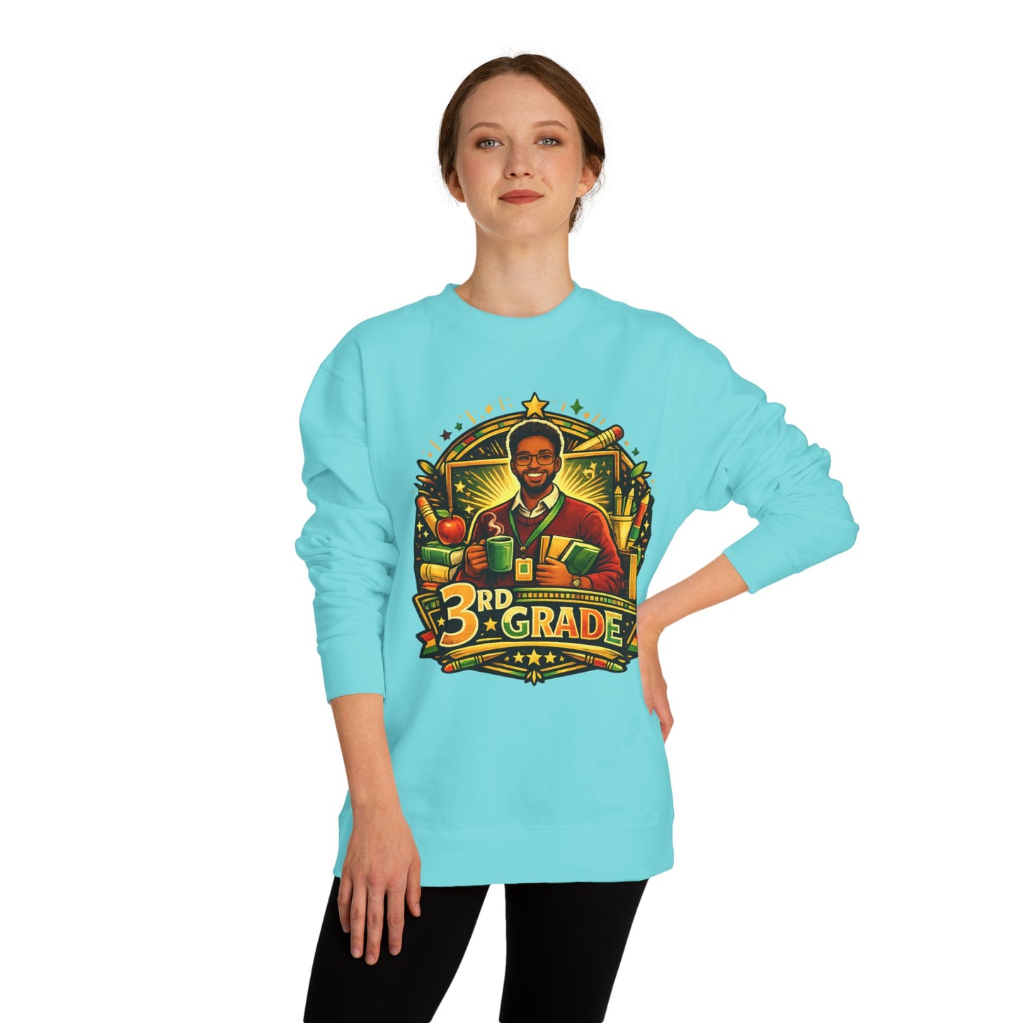 3rd Grade Teacher Sweatshirt — Proud 3rd Grade Educator Crewneck