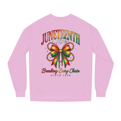 Juneteenth Crewneck Sweatshirt — "Breaking Every Chain" Celebration Pullover