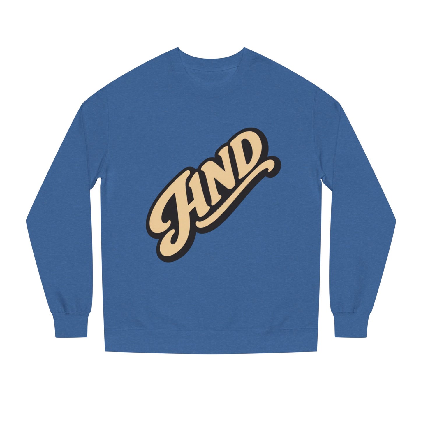 Kind Script Sweatshirt — Retro 'KIND' Graphic Crewneck