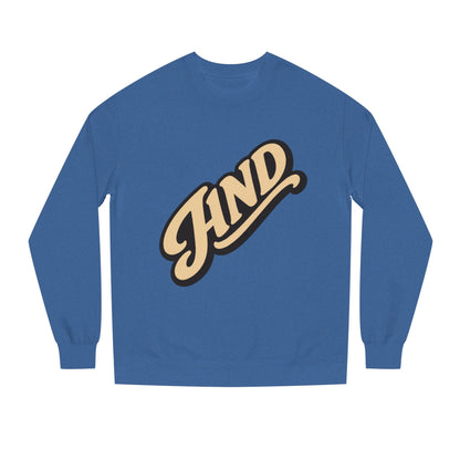 Kind Script Sweatshirt — Retro 'KIND' Graphic Crewneck