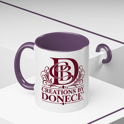 Creations by Donece Logo Accent Coffee Mug (11/15oz)
