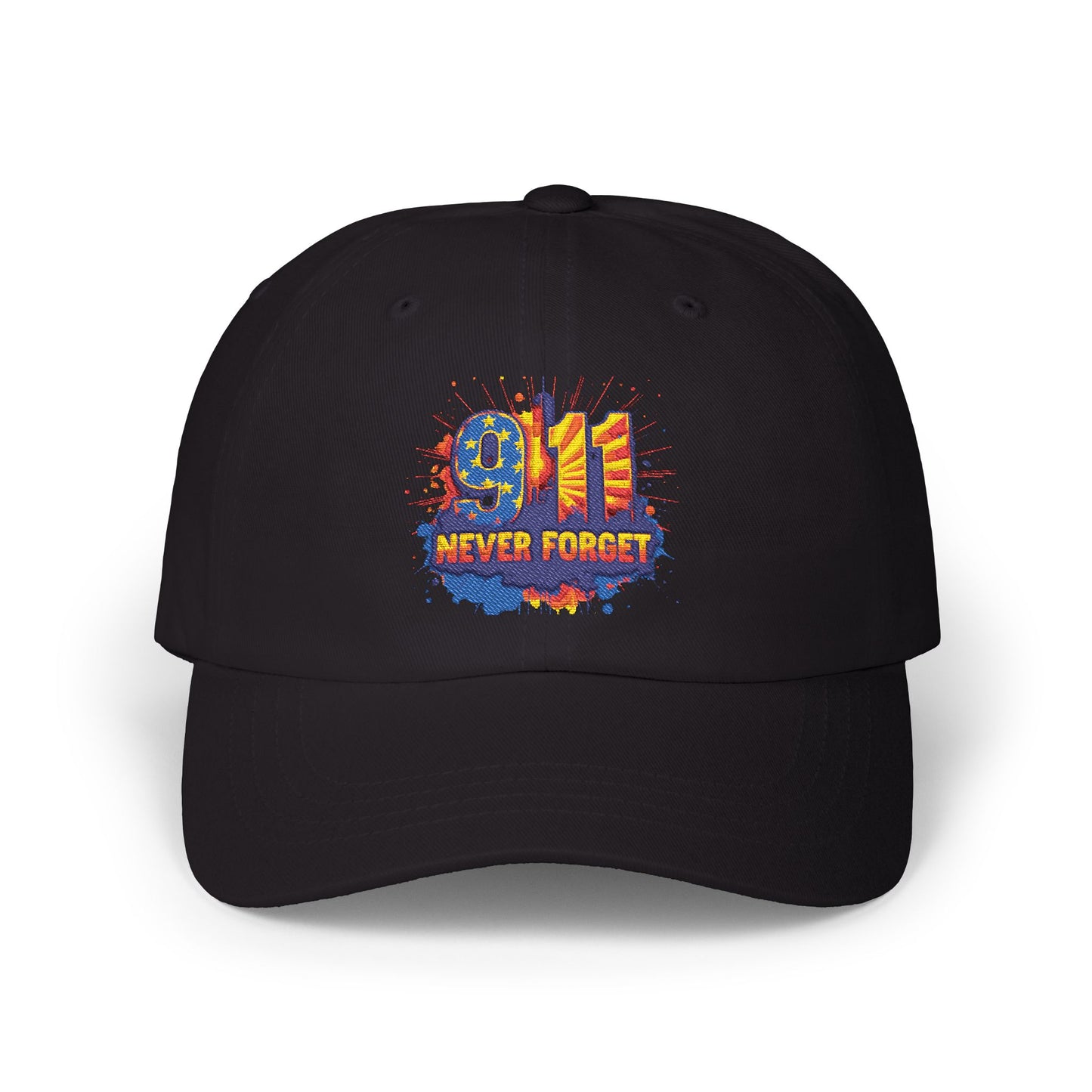 9/11 Never Forget Dad Cap - Memorial Tribute Baseball Hat