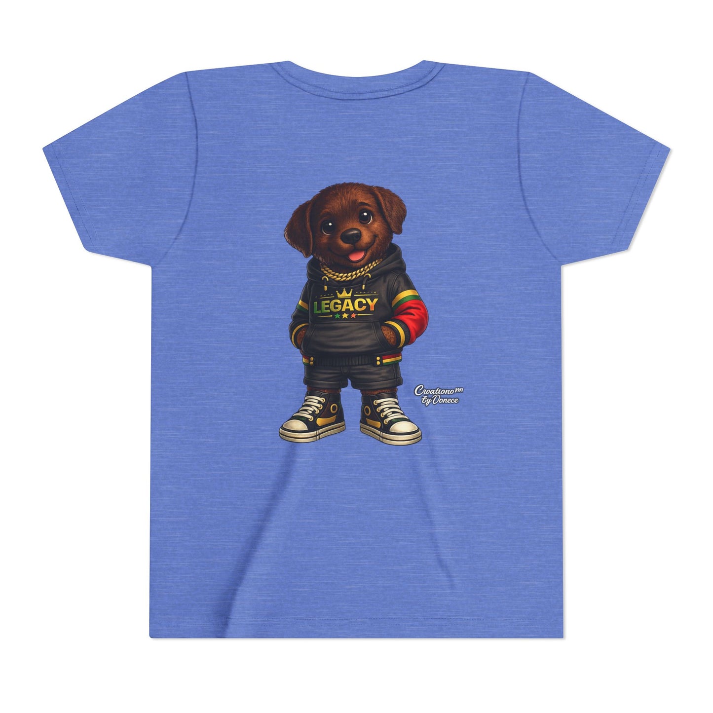 Youth Tee — Cute Rottweiler Puppy in 'Legacy' Hoodie Kids T‑Shirt