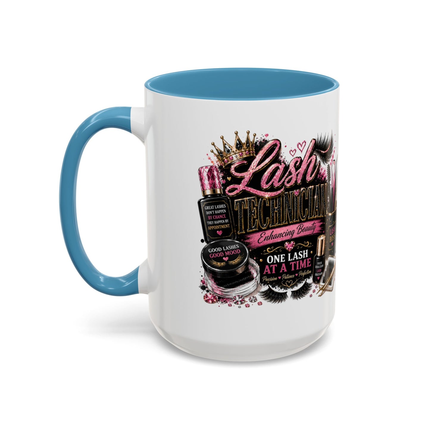 Lash Technician Coffee Mug — "Lash Technician: One Lash at a Time" Accent Mug