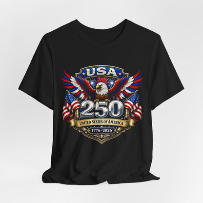 USA 250th Eagle T-Shirt — 1776–2026 Patriotic American Independence Tee
