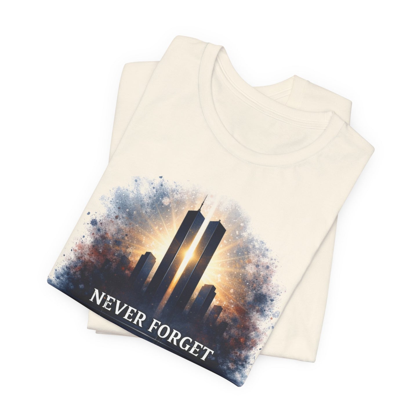 9/11 Never Forget Tee — World Trade Center Memorial Shirt