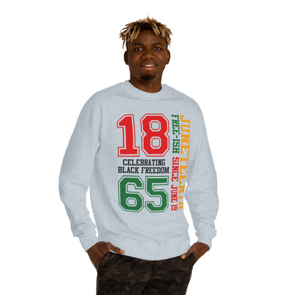 Juneteenth 1865 Sweatshirt - Celebrating Black Freedom Crewneck
