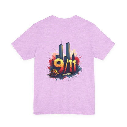 9/11 Memorial T-Shirt — Never Forget Tribute Tee